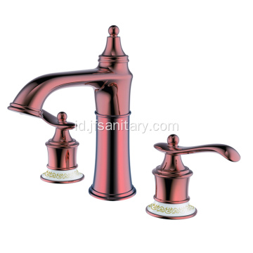 Deck-Mount Shower Faucet Mixer Bak Pengisi Shower Kuningan